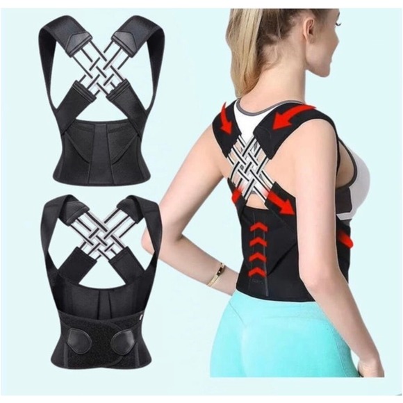 eicgo Other - Eicgo Posture Corrector Brace – Back Support & Alignment – Black – Medium – NWT